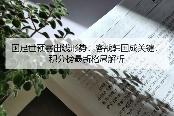 国足世预赛出线形势：客战韩国成关键，积分榜最新格局解析